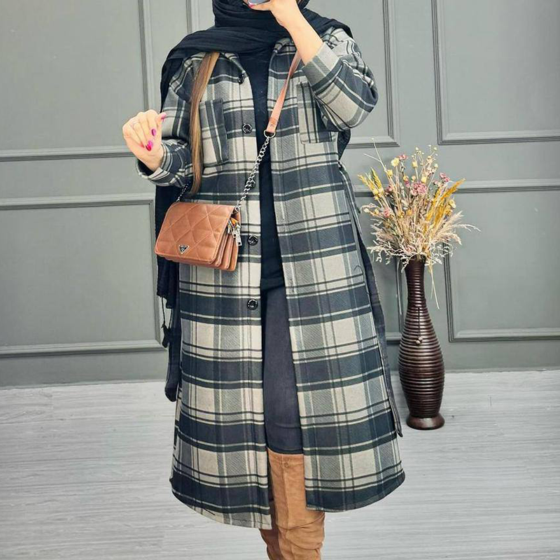 پالتو پشمی جلو باز یسنا (پک 3 عددی)