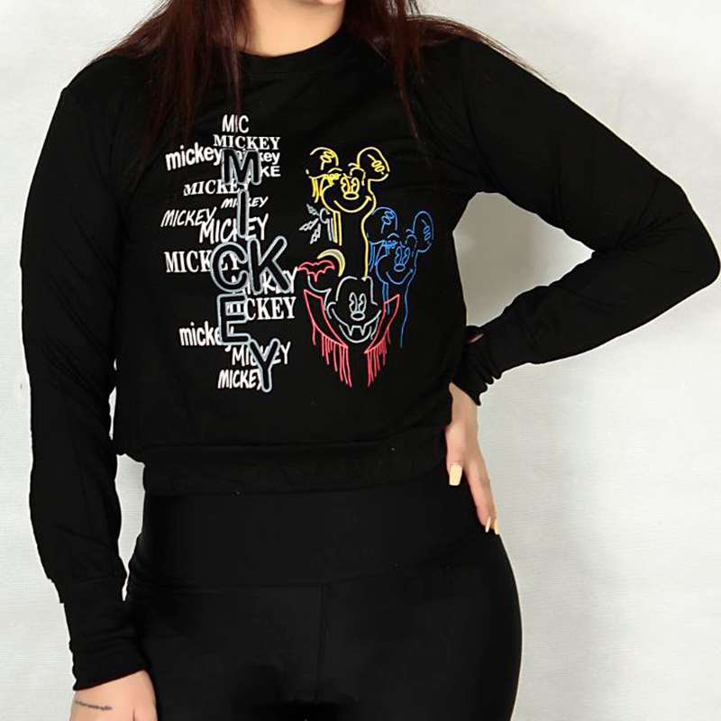 بلوز کراپ گلکسی استین فینگری (پک 3 عددی)