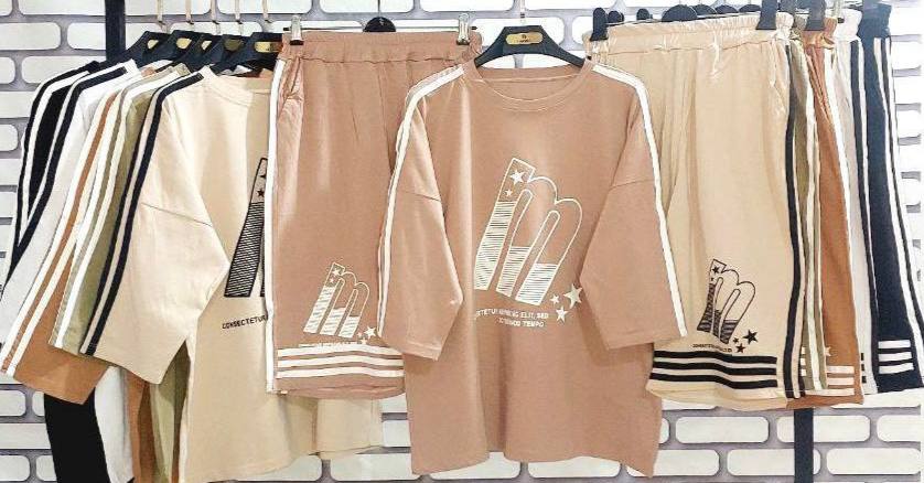 تیشرت و شلوارک لانگ m (پک 6 عددی)