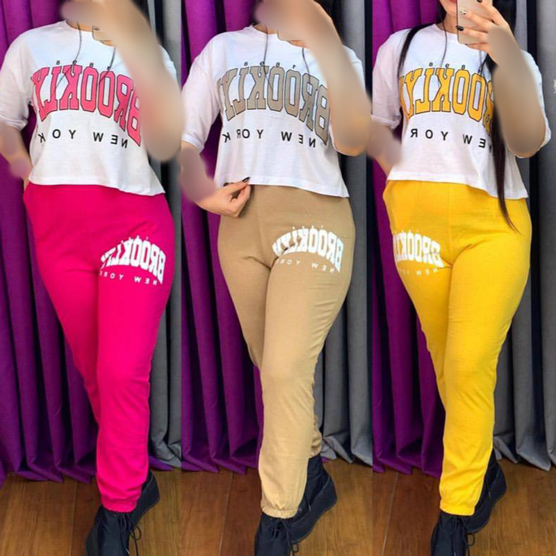 ست کراپ شلوار Brooklyn (پک 4 عددی)