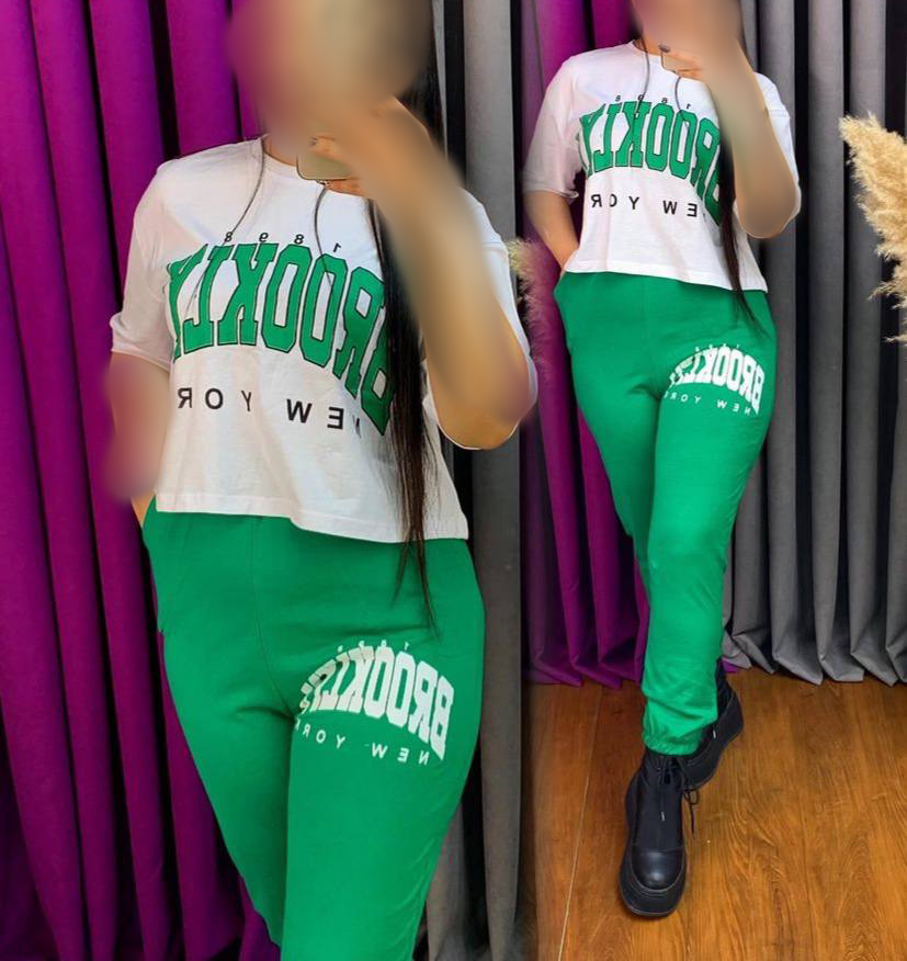 ست کراپ شلوار Brooklyn (پک 4 عددی)