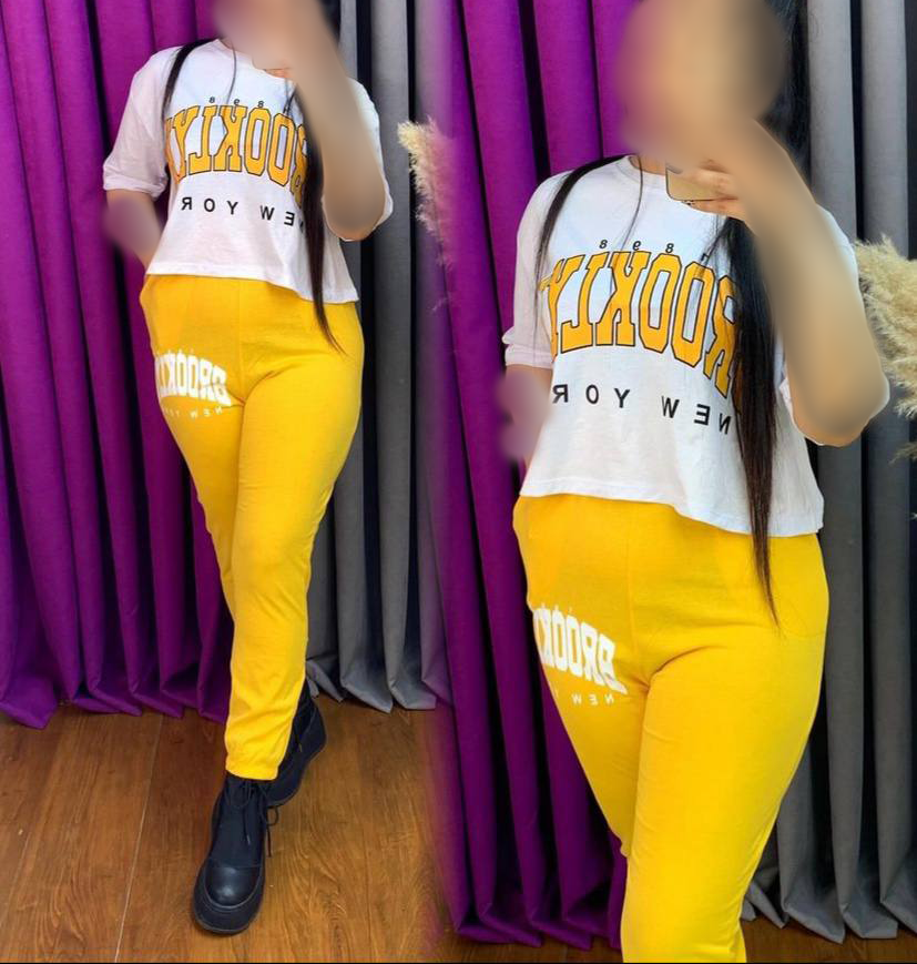 ست کراپ شلوار Brooklyn (پک 4 عددی)