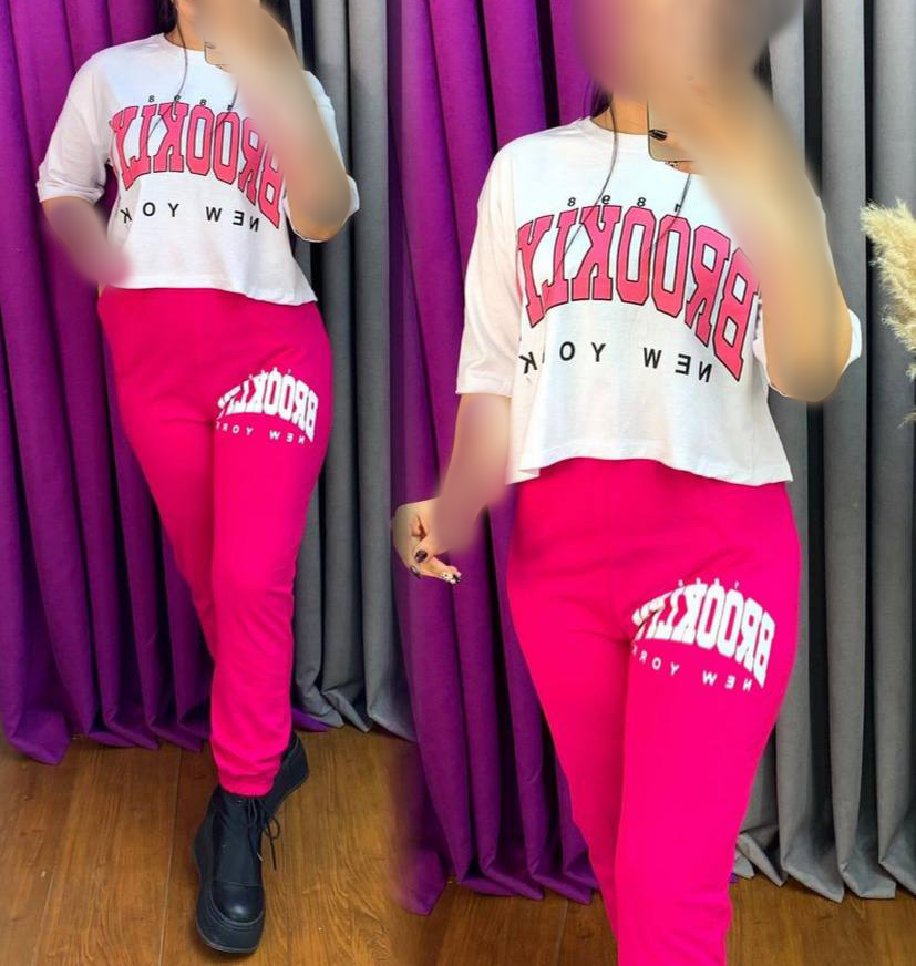 ست کراپ شلوار Brooklyn (پک 4 عددی)