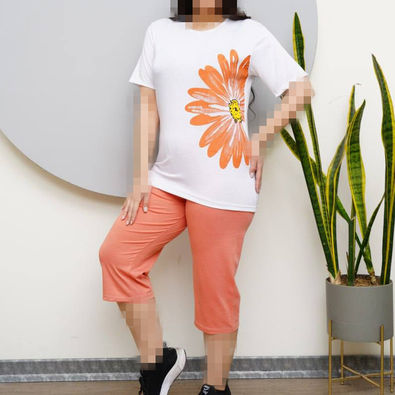 ست کراپ شورتک بابونه (پک 6 عددی)