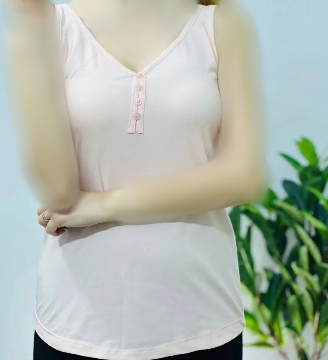 تاپ سوتینی جلو دکمه (پک 6 عددی)