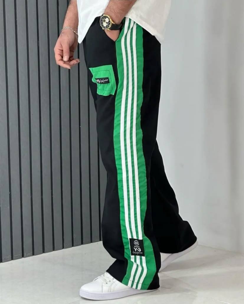 شلوار بغل نوار سبز زنانه و مردانه (پک 5 عددی)