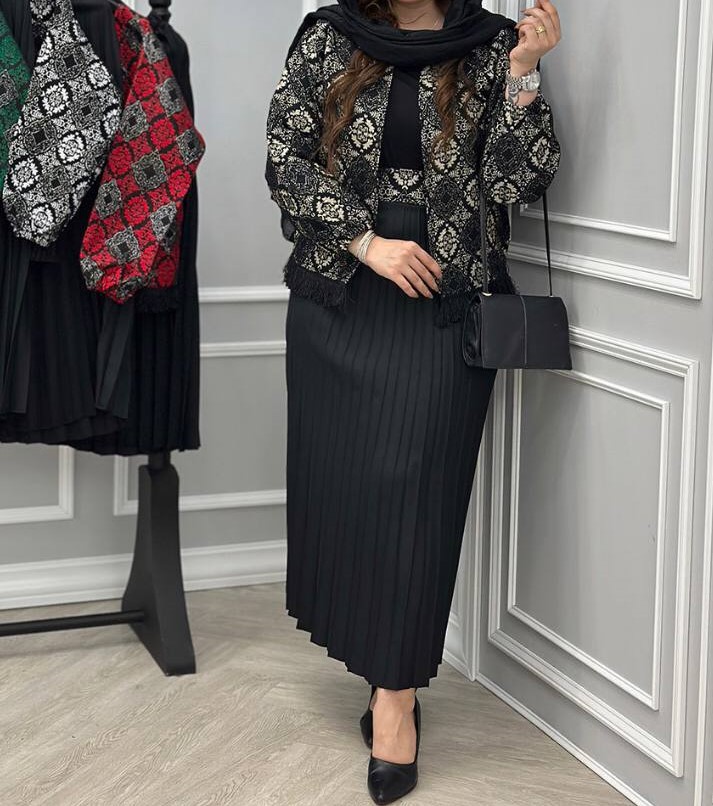 کت و دامن آلیش (پک 5 عددی)