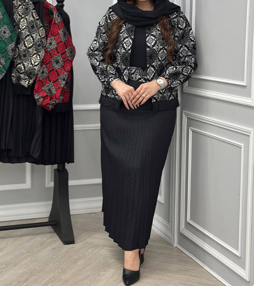 کت و دامن آلیش (پک 5 عددی)