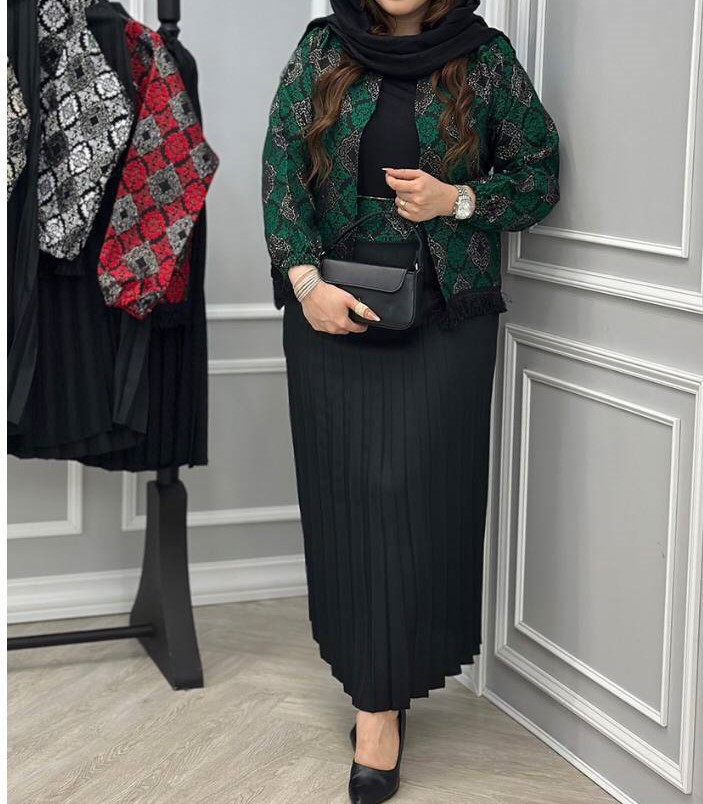 کت و دامن آلیش (پک 5 عددی)