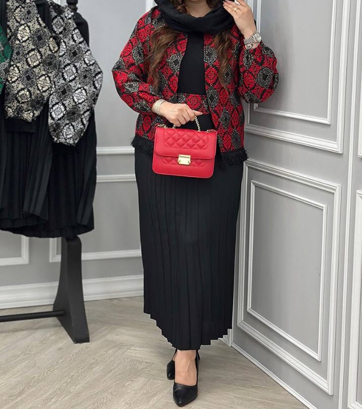 کت و دامن آلیش (پک 5 عددی)