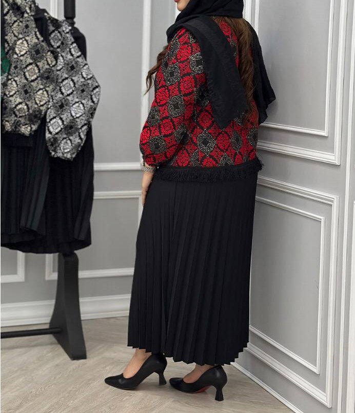 کت و دامن آلیش (پک 5 عددی)