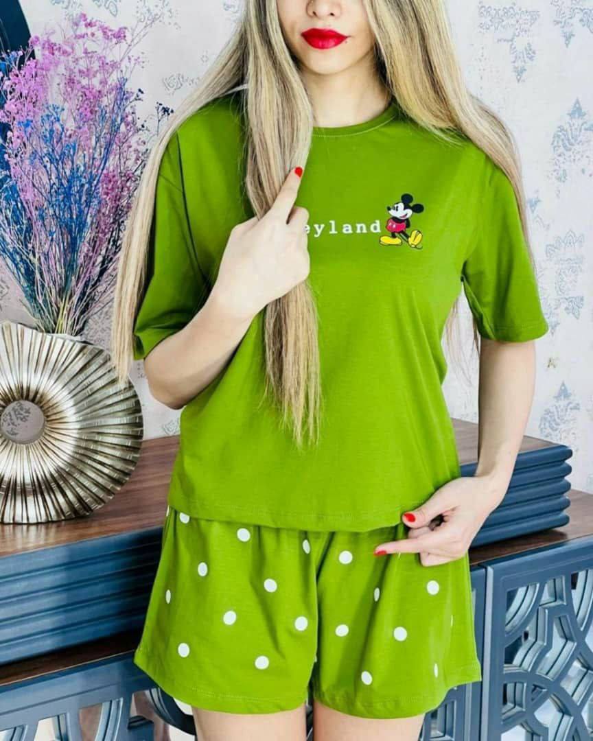 ست کراپ شورتک میکی موس (پک 6 عددی)