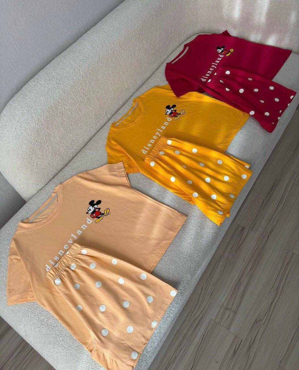 ست کراپ شورتک میکی موس (پک 6 عددی)