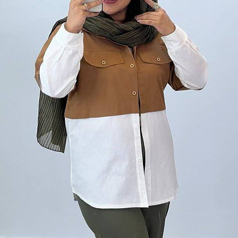 مانتو 2جیب ،پایین سفید (پک 4 عددی)