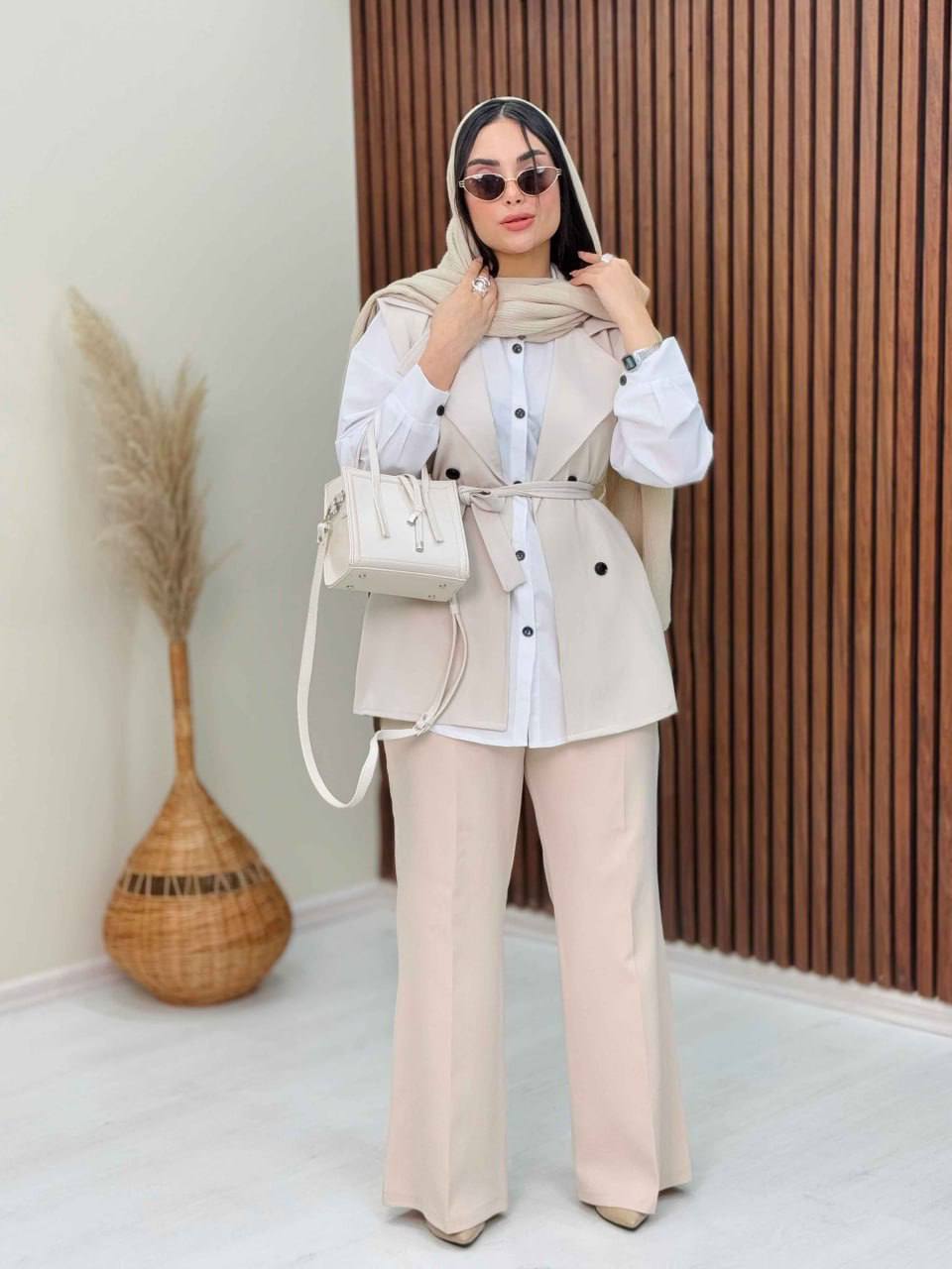 وست کوتاه نیلوفر (پک 3 عددی)