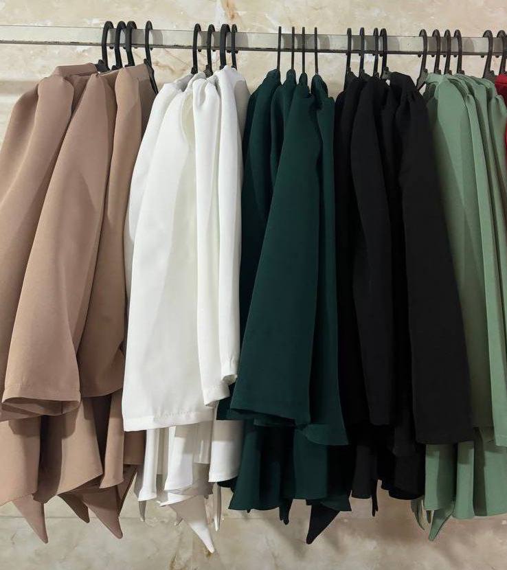 شومیز کتی پاپیونی (پک 4 عددی)