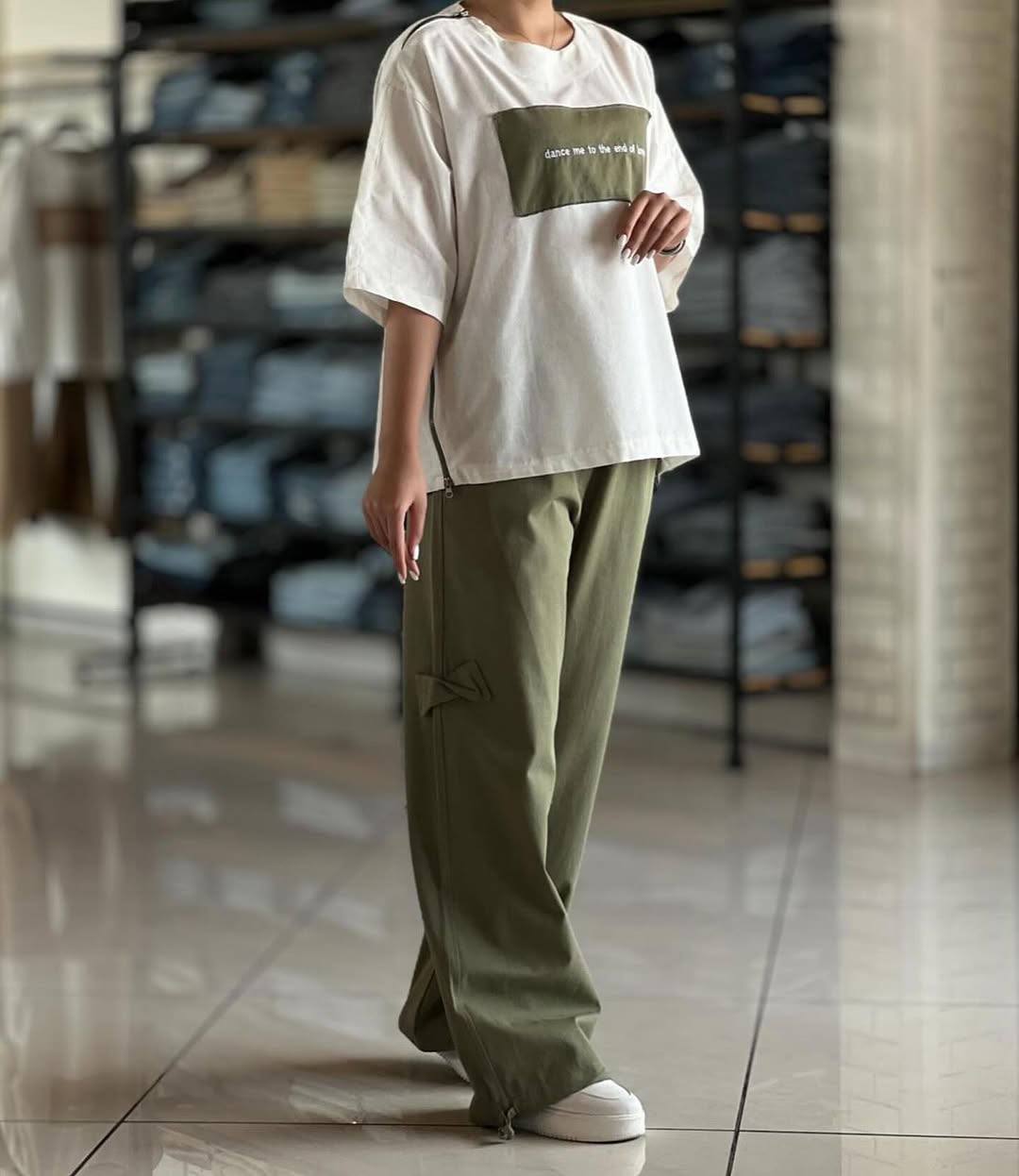 ست تیشرت و شلوار بگ (پک 3 عددی)