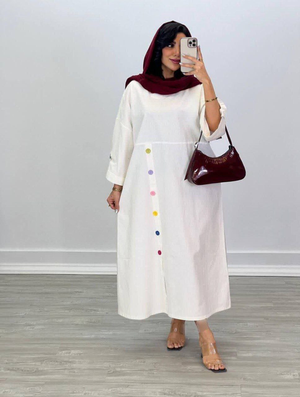 کفتانِ دکمه رنگی برکه (پک 4 عددی)