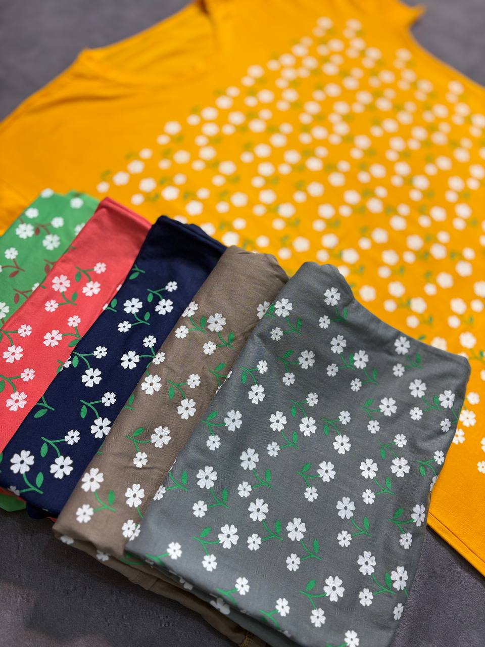 تاپ آستین،سرخود گل ریز (پک 6 عددی)