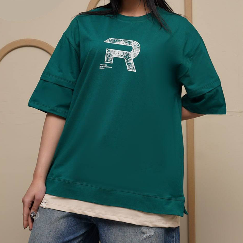 تیشرت فشن آستین ۲تیکه (پک 3 عددی)