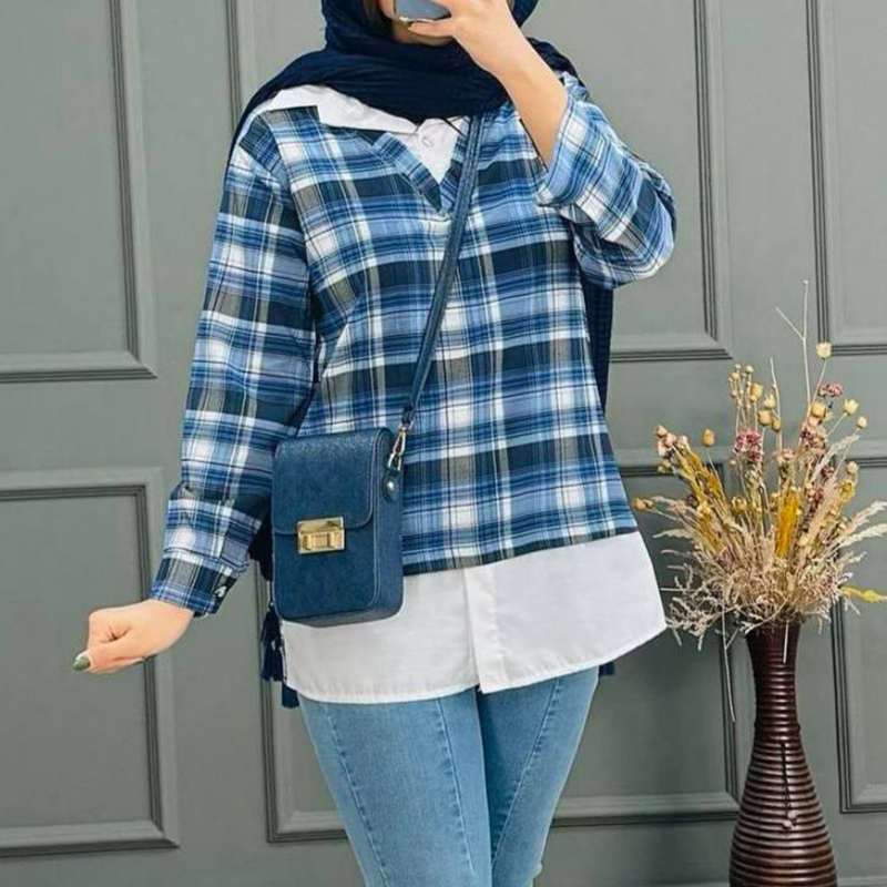 تونیک مانتویی وست ۲تیکه (پک 4 عددی)