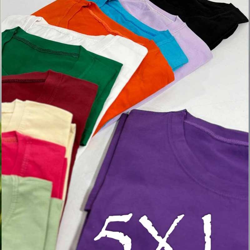 تیشرت بیسیک سوپر لش (پک 6 عددی)