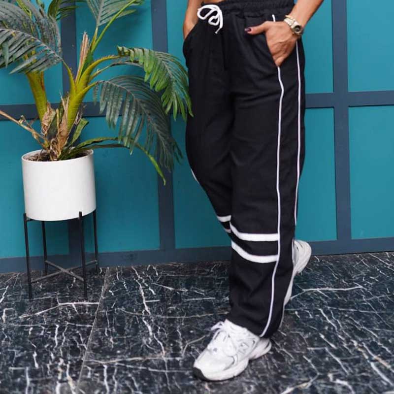 شلوار بگ دمپا نوار دار (پک 4 عددی)