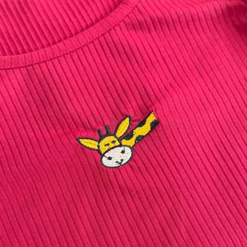 تاپ گلدوزی زرافه (پک 6 عددی)