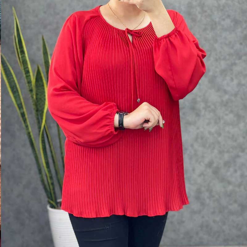 شومیز جلو پلیسه (پک 5 عددی)