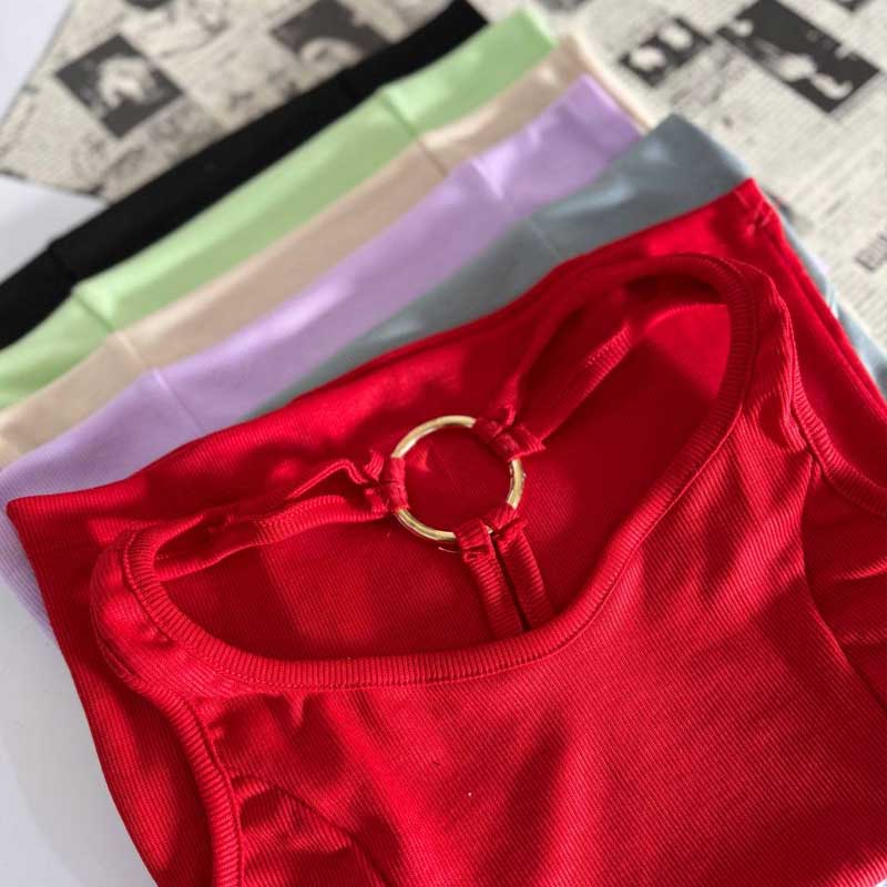 تاپ جلو دوخت پشت حلقه (پک 6 عددی)