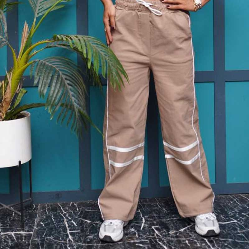 شلوار بگ دمپا نوار دار (پک 4 عددی)