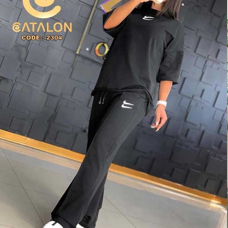 ست تیشرت شلوار بگ دبل نایک (پک 3 عددی)