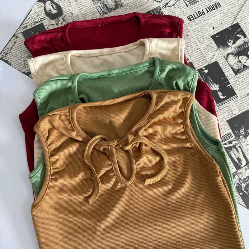 نیمتنه پیش یقه گره ای (پک 6 عددی)