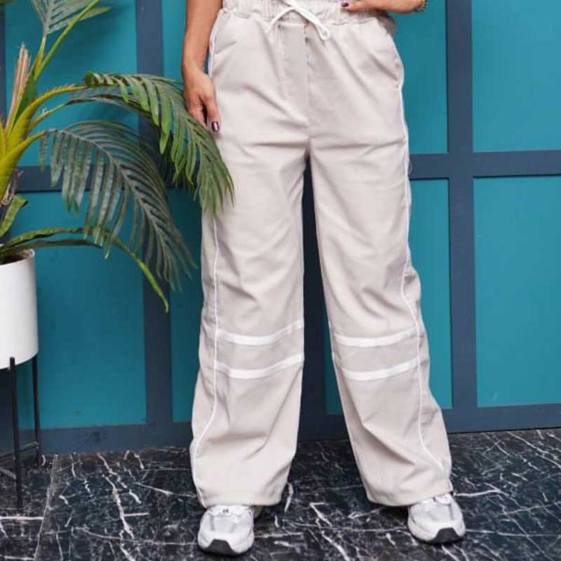 شلوار بگ دمپا نوار دار (پک 4 عددی)