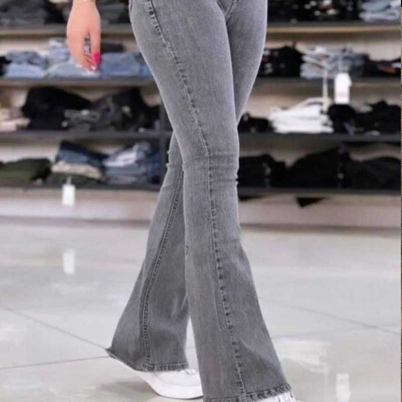 شلوار بوت کات کمر کش (پک 6 عددی)