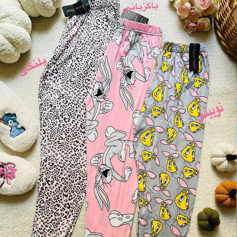 شلوار گیاهی استیری لانیا (پک 6 عددی)