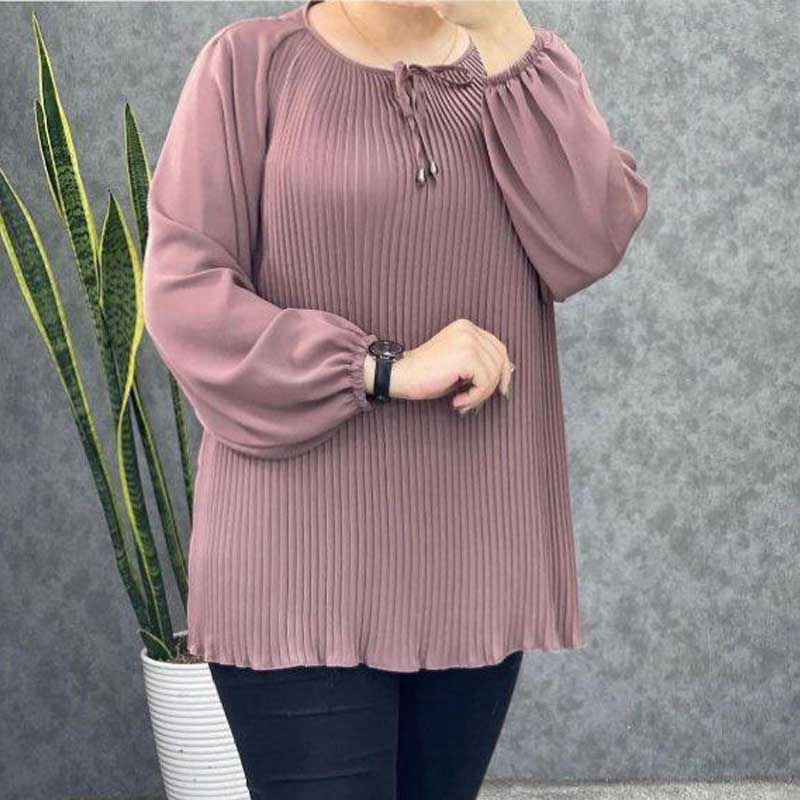 شومیز جلو پلیسه (پک 5 عددی)