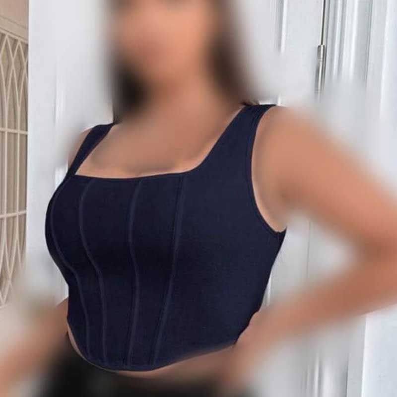 نیمتنه یقه خشتی پیش ساسون دار (پک 6 عددی)