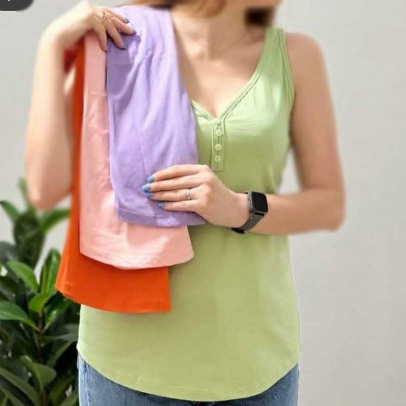 تاپ کراپ یقه هفت قواره بزرگ (پک 6 عددی)