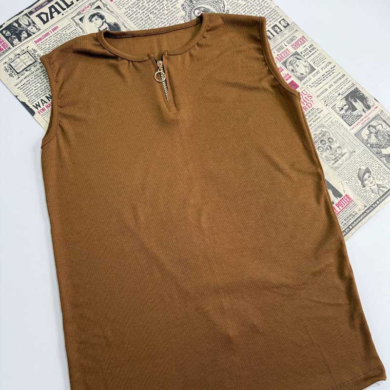 تاپ حلقه ای(نیم زیپ ) قواره دار (پک 6 عددی)