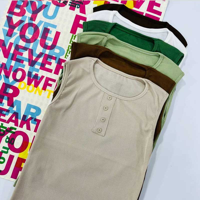 تاپ یقه ۳ دکمه (پک 6 عددی)