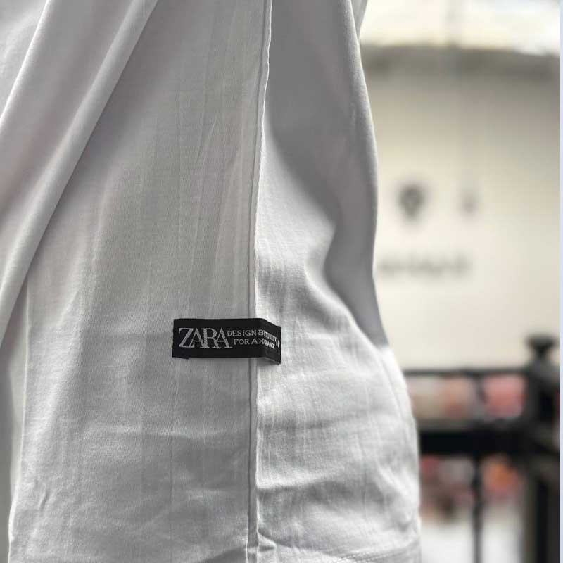 تیشرت لانگ بیسیک زارا (پک 6 عددی)