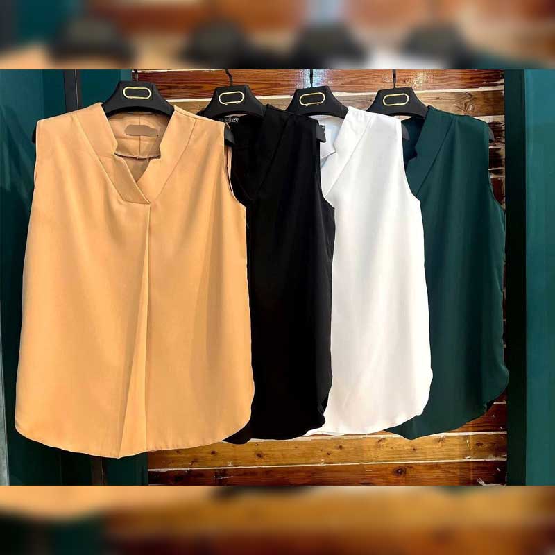 تاپ الیزه یقه ستاره ( پک 4 عددی)