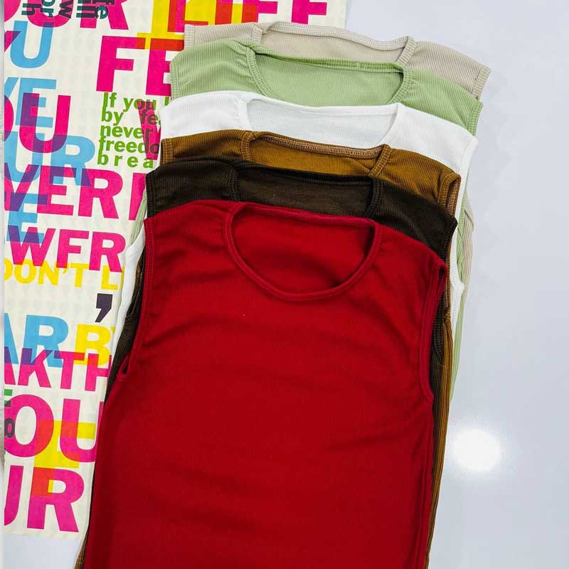 تاپ رکابی بیسیک نوار پهن (پک 6 عددی)