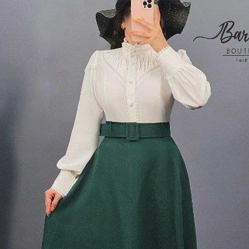 شومیز الیزه مدل عسل (پک 9 عددی)