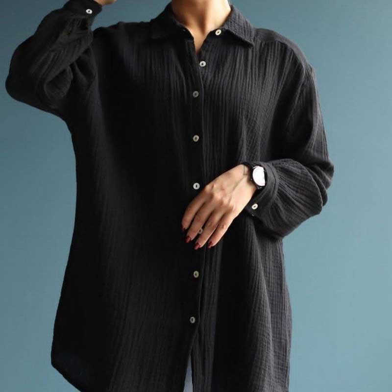 شومیز جلو دکمه چوبی (پک 5 عددی)