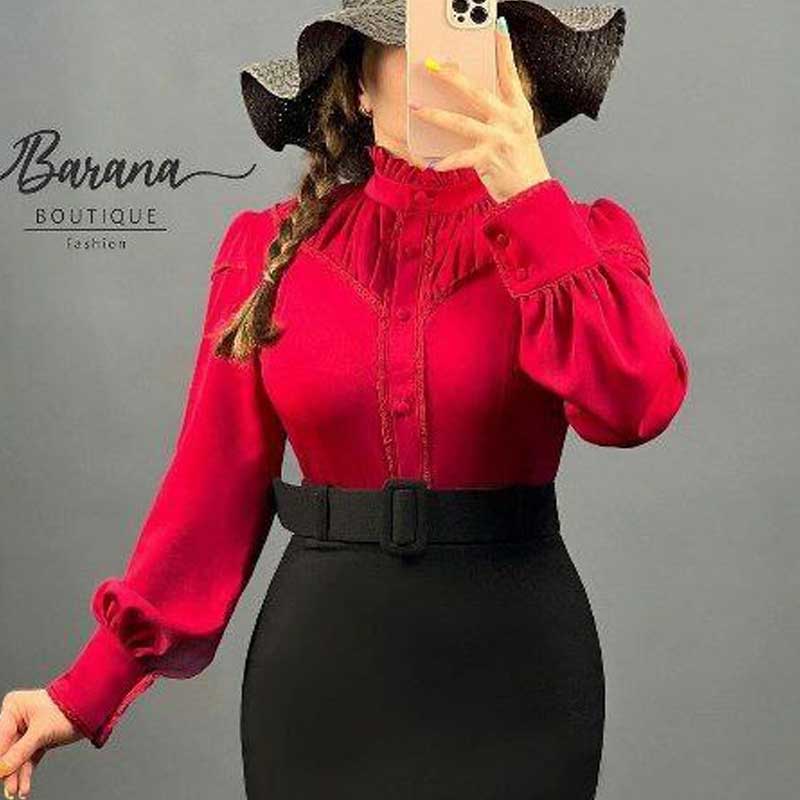 شومیز الیزه مدل عسل (پک 9 عددی)