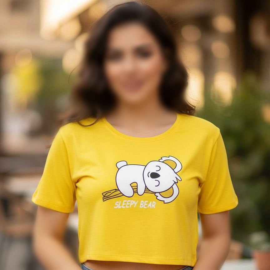 کراپ نیم استین کوالا (پک 6 عددی)