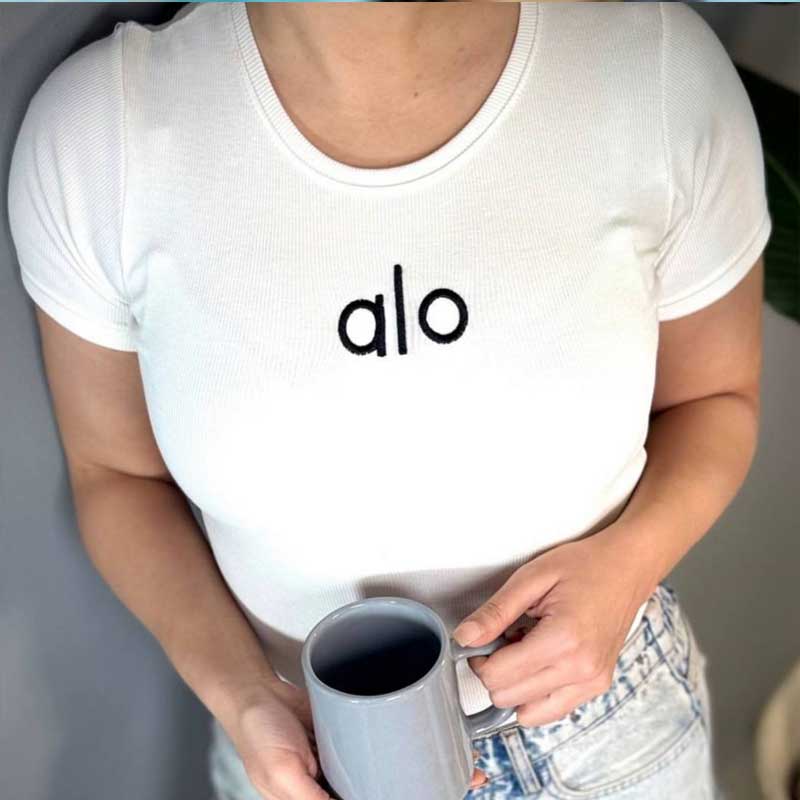 کراپ چاپ گلدوزی alo (پک 6 عددی)