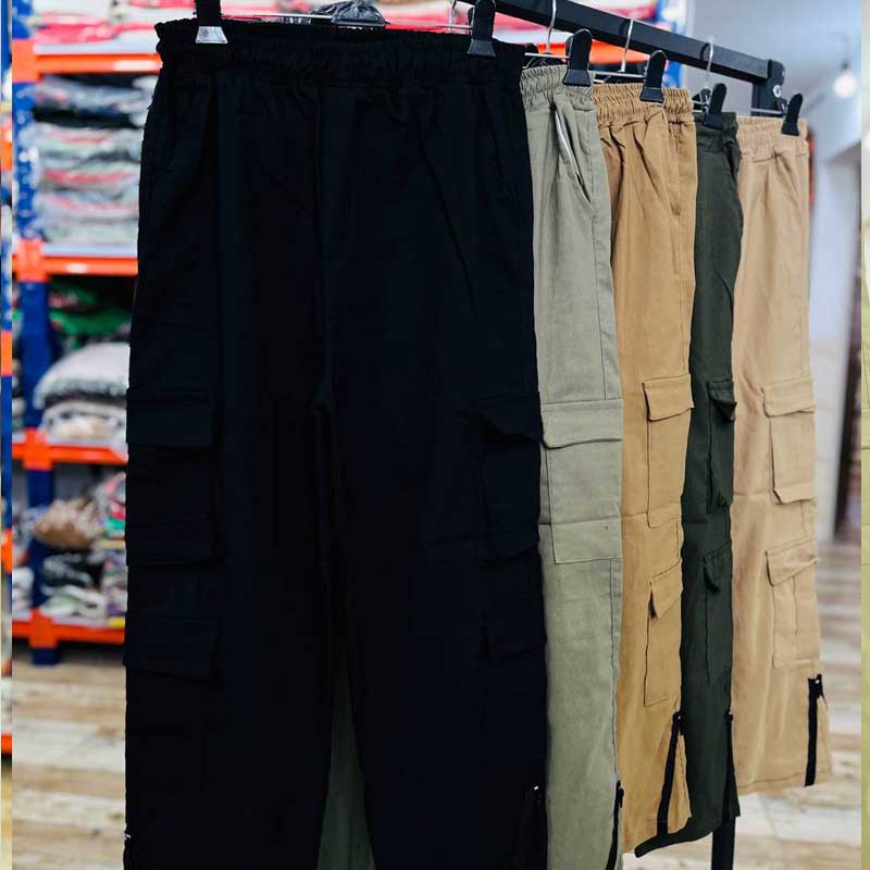 شلوار کارگو مردانه و زنانه ( پک 4 عددی)